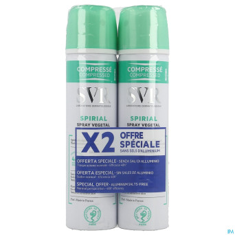 Svr spirial spray vegetal duo    2x75ml