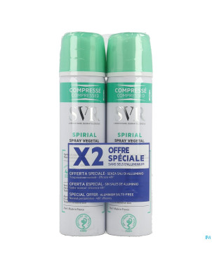 Svr spirial spray vegetal duo    2x75ml
