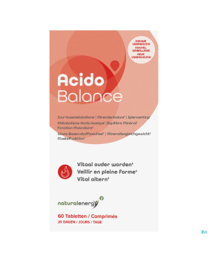 Natural energy acido balance  comp 60