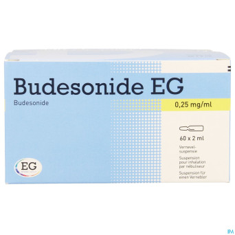 Budesonide eg 0,25mg/ml susp inh.nebul amp 60x2ml