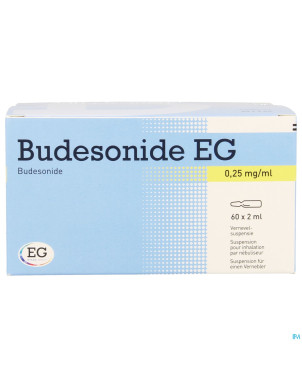 Budesonide eg 0,25mg/ml susp inh.nebul amp 60x2ml
