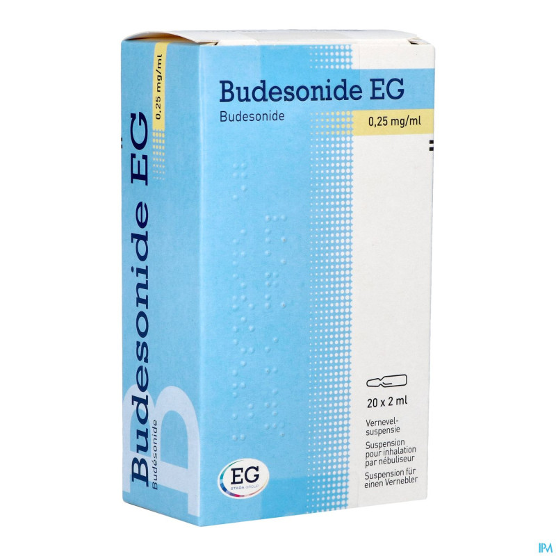 Budesonide eg 0,25mg/ml susp inh.nebul amp 20x2ml