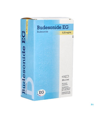 Budesonide eg 0,25mg/ml susp inh.nebul amp 20x2ml