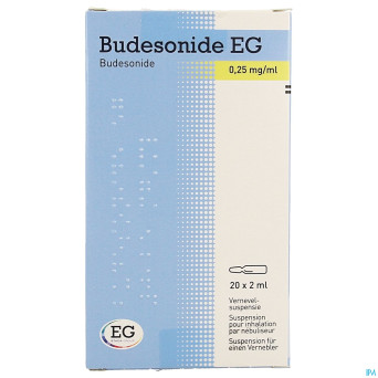 Budesonide eg 0,25mg/ml susp inh.nebul amp 20x2ml