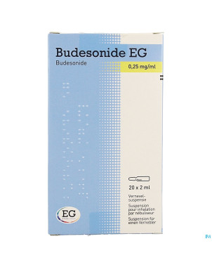 Budesonide eg 0,25mg/ml susp inh.nebul amp 20x2ml