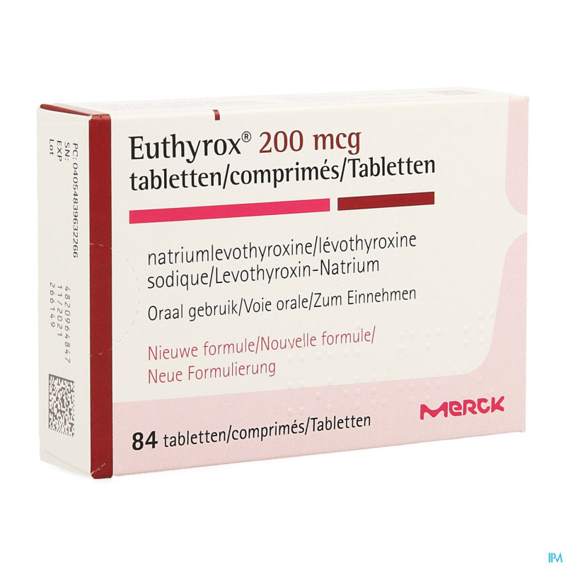Euthyrox 200mcg comp  84 nf