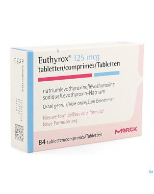 Euthyrox 125mcg comp  84 nf