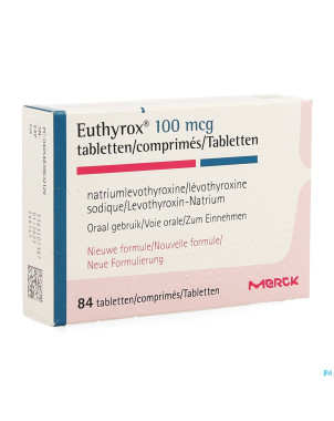 Euthyrox 100mcg comp  84 nf