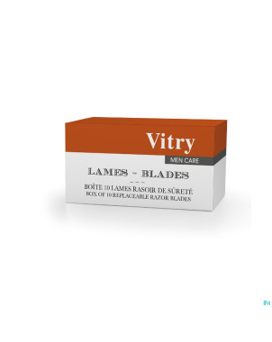 Vitry lames rasoir surete papillon boite 10