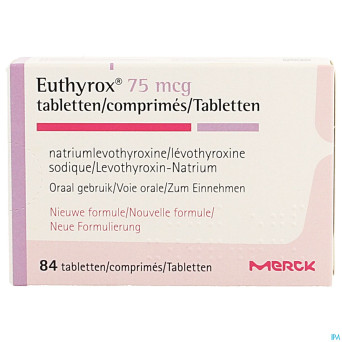 Euthyrox  75mcg comp  84 nf