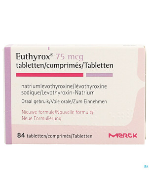 Euthyrox  75mcg comp  84 nf
