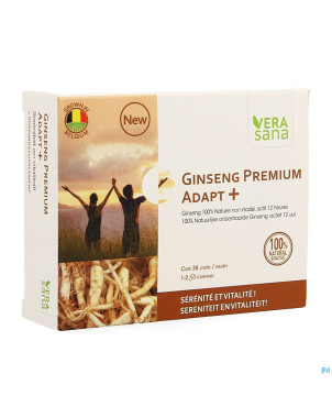 Ginseng premium adapt + caps 30 vera sana