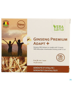 Ginseng premium adapt + caps 30 vera sana
