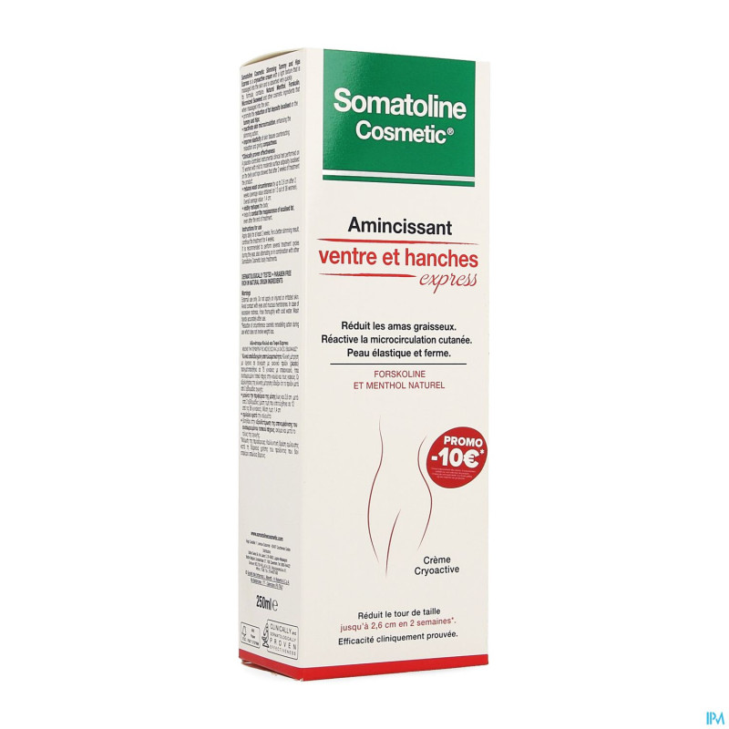 Somatoline cosm. ventre & hanches expr.250ml promo