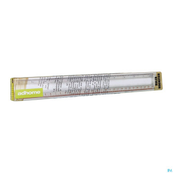 Loupe regle lecture 31cm 2,5x able2