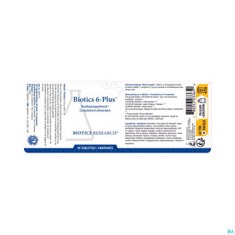 Biotics 6 plus    comp 90