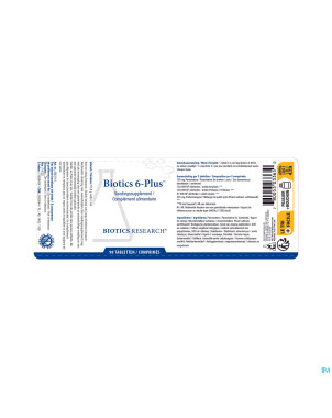 Biotics 6 plus    comp 90