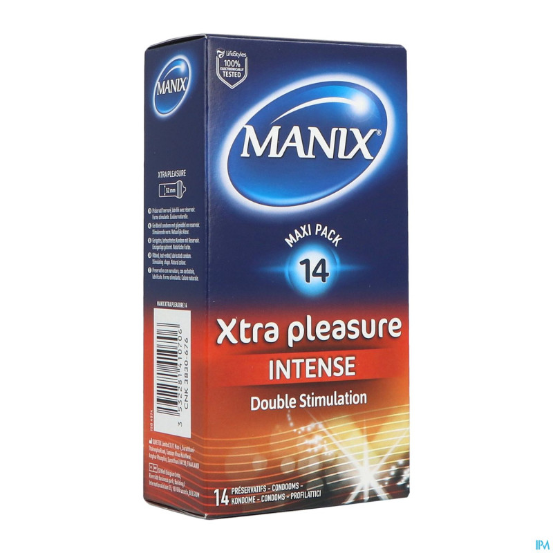 Manix xtra pleasure preservatifs 14
