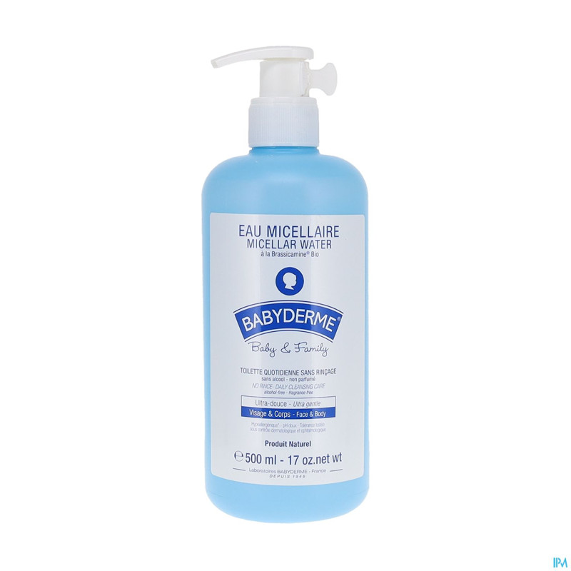 Babyderme eau micellaire baby&family    500ml