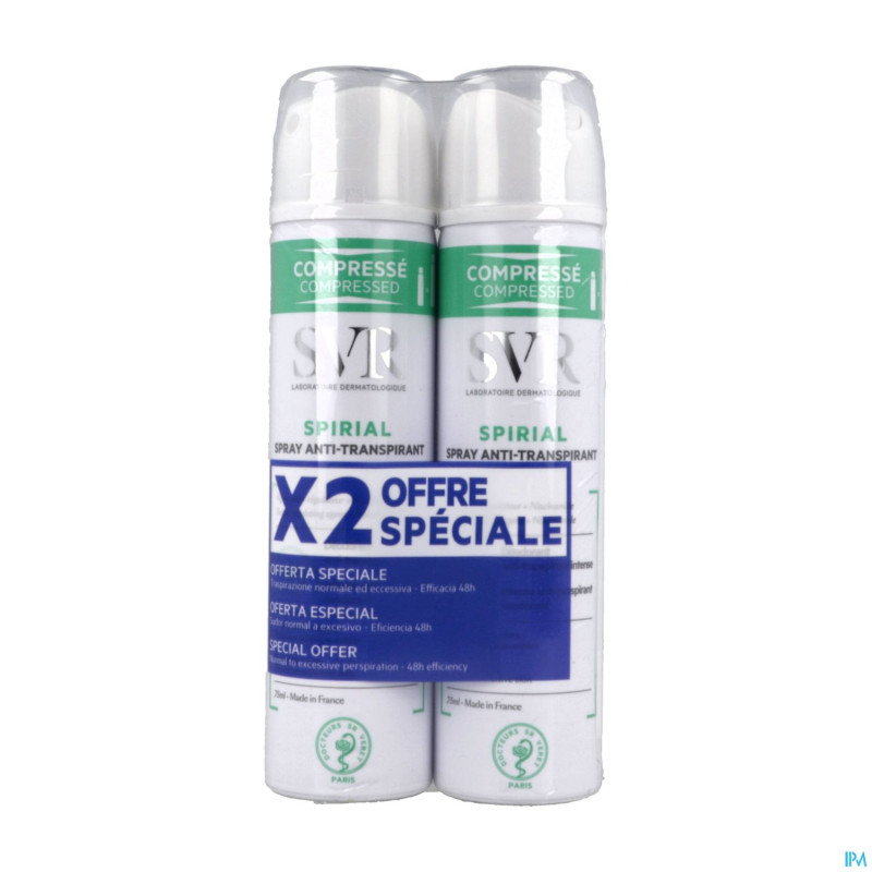 Svr spirial spray    duo 2x75ml