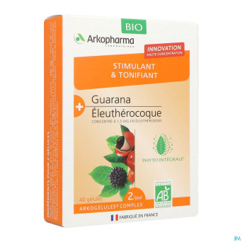 Arkogelules complex stimulant    caps 40