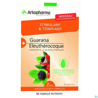 Arkogelules complex stimulant    caps 40