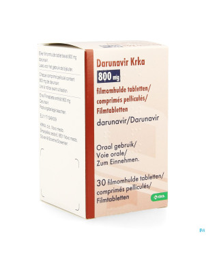 Darunavir krka 800mg comp pell  30 x 800mg