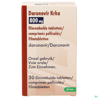Darunavir krka 800mg comp pell  30 x 800mg