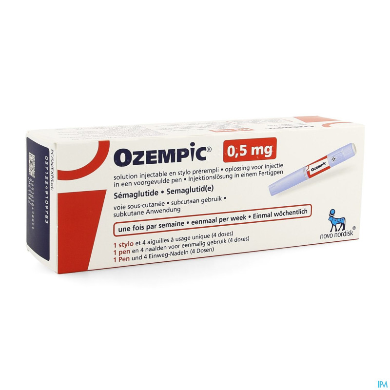 Ozempic 0,50mg sol inj 1,5ml stylo prer. 1+4 aig.
