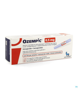 Ozempic 0,50mg sol inj 1,5ml stylo prer. 1+4 aig.