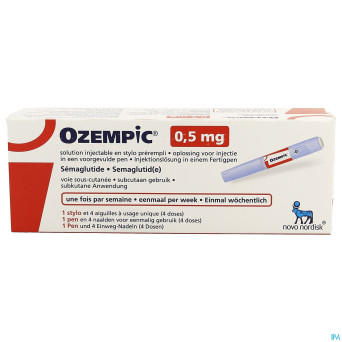 Ozempic 0,50mg sol inj 1,5ml stylo prer. 1+4 aig.