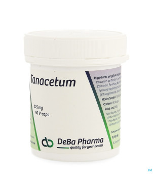 Tanacetum 125mg v-caps 90 deba