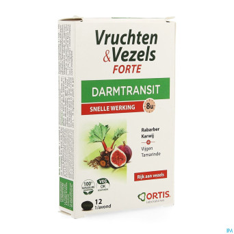 Ortis fruits & fibres forte    comp 12