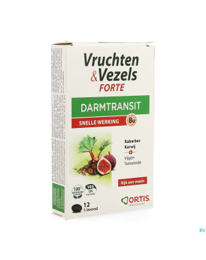 Ortis fruits & fibres forte    comp 12