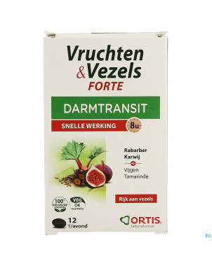 Ortis fruits & fibres forte    comp 12