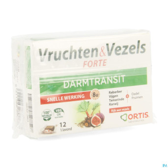 Ortis fruits & fibres forte    cubes 2x6