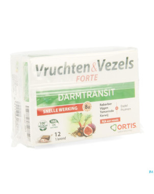Ortis fruits & fibres forte    cubes 2x6