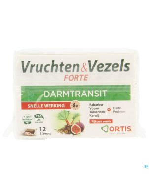 Ortis fruits & fibres forte    cubes 2x6