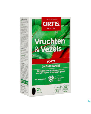 Ortis fruits & fibres forte comp 24