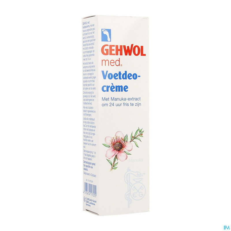 Gehwol med creme deo pieds 75ml consulta