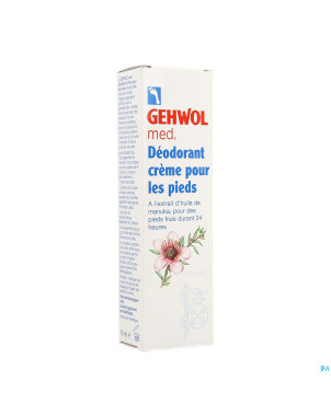 Gehwol med creme deo pieds 75ml consulta
