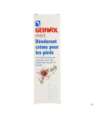Gehwol med creme deo pieds 75ml consulta