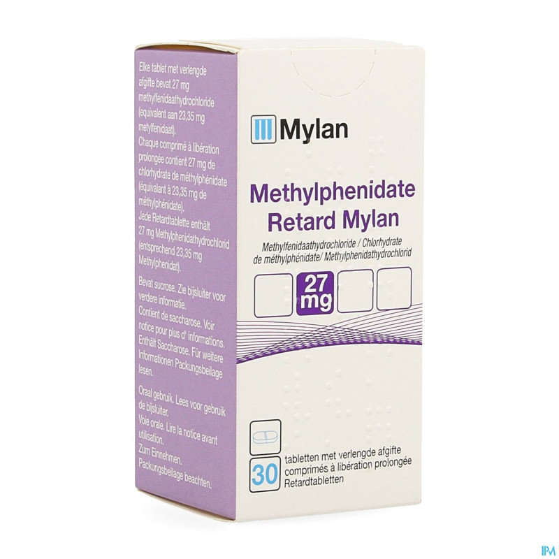 Methylphenidat.retar.viatris 27mg lib.prol.comp 30