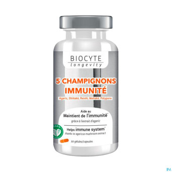 Biocyte 5 champignons    caps 30