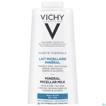 Vichy pt lait micellaire peau seche    400ml
