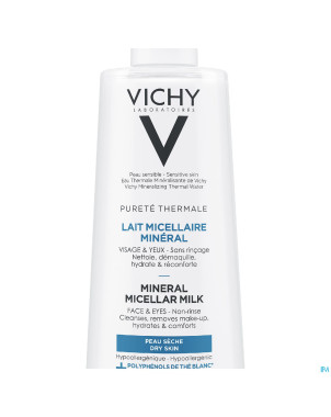 Vichy pt lait micellaire peau seche    400ml