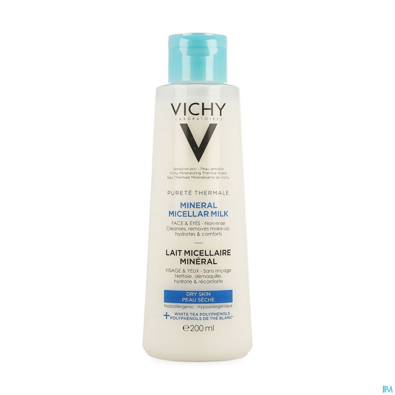 Vichy pt lait micellaire peau seche    200ml