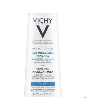 Vichy pt lait micellaire peau seche    200ml