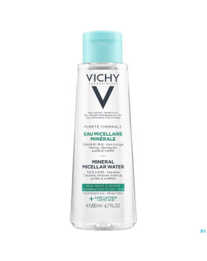 Vichy pt eau micellaire peau mixte grasse    200ml
