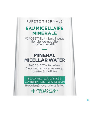 Vichy pt eau micellaire peau mixte grasse    200ml